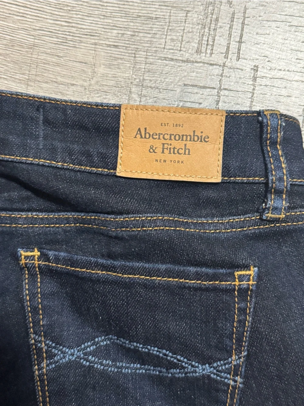 Abercrombie & Fitch Dark Wash Bootcut Jeans - Picture 3 of 4
